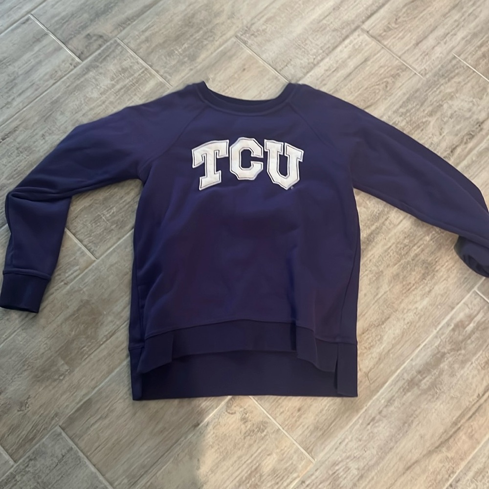 TCU SWEATSHIRT bought on college visit. Small. Like new